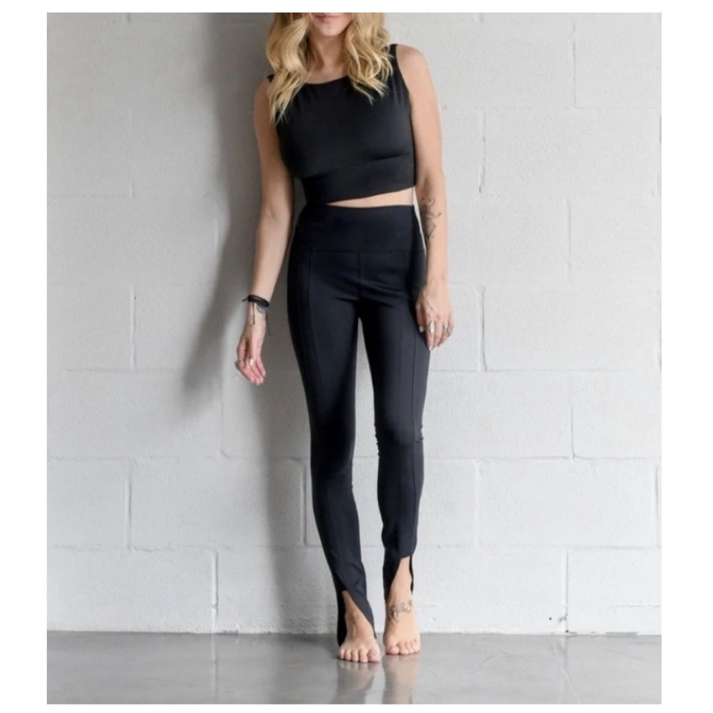 Epoque Evolution Orion II Legging High-Rise Split Hem Pull-On Pants Size Large